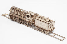 Steam Locomotive Model with Tender