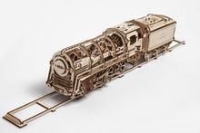 Steam Locomotive Model with Tender